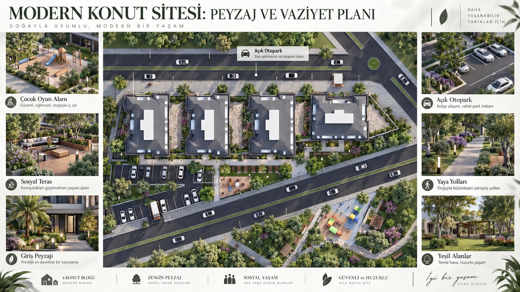 Huzur Kent Sitesi — Site görseli
